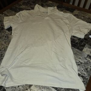 Classic Cream Polo Shirt for Men